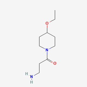 3-Amino-1-(4-ethoxypiperidin-1-yl)propan-1-one