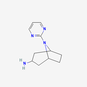 8-(Pyrimidin-2-yl)-8-azabicyclo[3.2.1]octan-3-amine