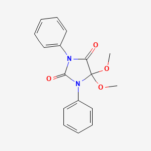 2,4-Imidazolidinedione, 5,5-dimethoxy-1,3-diphenyl-