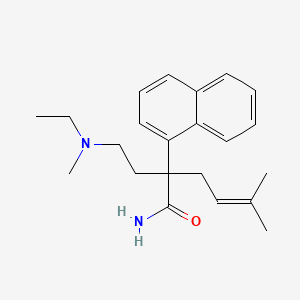 alpha-(2-Ethylmethylaminoethyl)-alpha-prenyl-1-naphthylacetamide