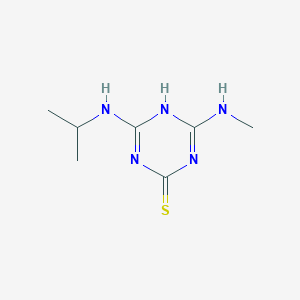 4-(Methylamino)-6-[(propan-2-yl)amino]-1,3,5-triazine-2(5H)-thione