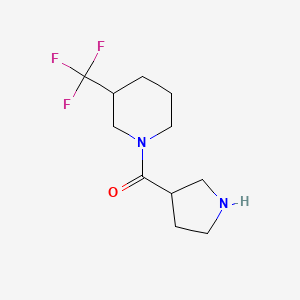 1-(Pyrrolidine-3-carbonyl)-3-(trifluoromethyl)piperidine