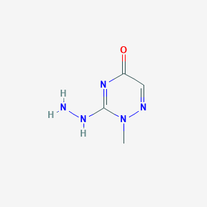 3-Hydrazinyl-2-methyl-1,2,4-triazin-5-one