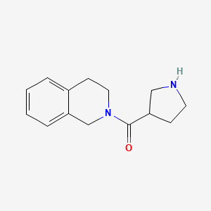 molecular formula C14H18N2O B1465805 2-(Pyrrolidine-3-carbonyl)-1,2,3,4-tetrahydroisoquinoline CAS No. 1275161-52-8
