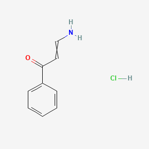 3-Amino-1-phenylprop-2-en-1-one;hydrochloride