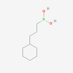 molecular formula C9H19BO2 B1465815 (3-环己基丙基)硼酸 CAS No. 1498314-72-9