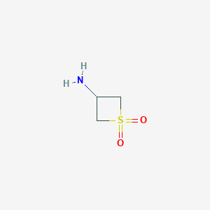 molecular formula C3H7NO2S B1465819 3-氨基噻烷 1,1-二氧化物 CAS No. 88511-13-1