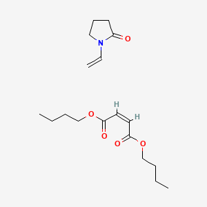 dibutyl (Z)-but-2-enedioate;1-ethenylpyrrolidin-2-one