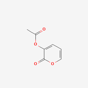 2-Oxo-2H-pyran-3-yl acetate