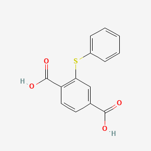 1,4-Benzenedicarboxylic acid, 2-(phenylthio)-