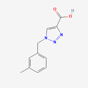 molecular formula C11H11N3O2 B1465862 1-(3-methylbenzyl)-1H-1,2,3-triazole-4-carboxylic acid CAS No. 1338663-57-2