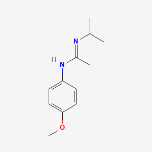 N-(4-methoxyphenyl)-N'-propan-2-ylethanimidamide