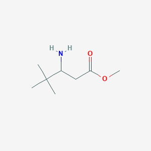 molecular formula C8H17NO2 B1465867 Methyl 3-Amino-4,4-dimethylpentanoate CAS No. 1273387-45-3