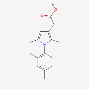 1H-Pyrrole-3-acetic acid, 2,5-dimethyl-1-(2,4-dimethylphenyl)-