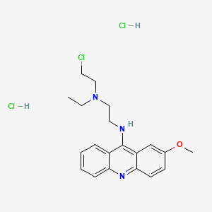 9-((2-((2-Chloroethyl)ethylamino)ethyl)amino)-2-methoxyacridine dihydrochloride