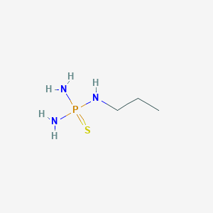 molecular formula C3H12N3PS B1465873 N-丙基硫代磷酰三酰胺 CAS No. 916809-14-8