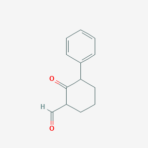 B14658790 2-Oxo-3-phenylcyclohexane-1-carbaldehyde CAS No. 50599-05-8