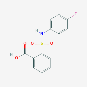 2-{[(4-Fluorophenyl)amino]sulfonyl}benzoic acid