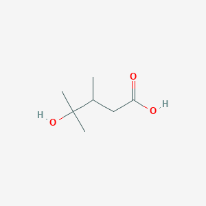 molecular formula C7H14O3 B1465888 4-Hydroxy-3,4-dimethylpentanoic acid CAS No. 802283-37-0