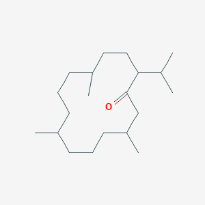 5,9,13-Trimethyl-2-(propan-2-yl)cyclotetradecan-1-one