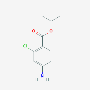 molecular formula C10H12ClNO2 B1465892 Propan-2-yl 4-amino-2-chlorobenzoate CAS No. 59265-81-5