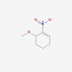 Cyclohexene, 6-methoxy-1-nitro-