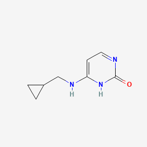 4-[(Cyclopropylmethyl)amino]-2-pyrimidinol