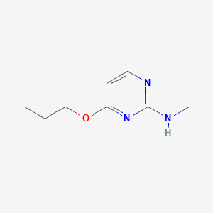 molecular formula C9H15N3O B1465902 4-Isobutoxy-N-methyl-2-pyrimidinamine CAS No. 927800-74-6