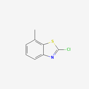 molecular formula C8H6ClNS B1465909 2-Chloro-7-methylbenzo[d]thiazole CAS No. 2942-24-7