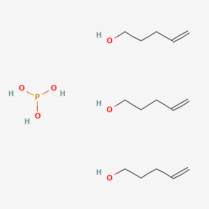 Pent-4-en-1-ol;phosphorous acid