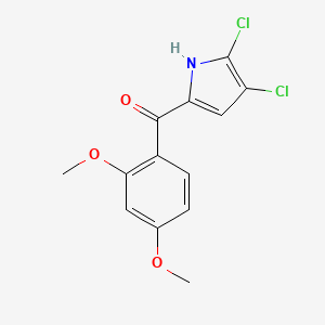 (4,5-Dichloro-1H-pyrrol-2-yl)(2,4-dimethoxyphenyl)methanone