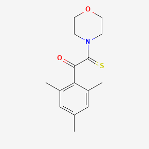 2-(Morpholin-4-yl)-2-thioxo-1-(2,4,6-trimethylphenyl)ethanone