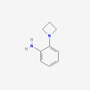 molecular formula C9H12N2 B1465923 2-(Azetidin-1-yl)aniline CAS No. 1314907-47-5