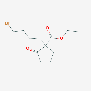 Ethyl 1-(4-bromobutyl)-2-oxocyclopentane-1-carboxylate