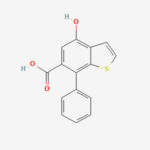 4-Hydroxy-7-phenyl-1-benzothiophene-6-carboxylic acid