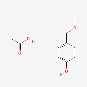 Acetic acid;4-(methoxymethyl)phenol