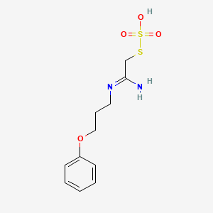 S-((N-(3-Phenoxypropyl)amidino)methyl) hydrogen thiosulfate