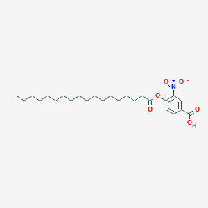 3-Nitro-4-(octadecanoyloxy)benzoic acid