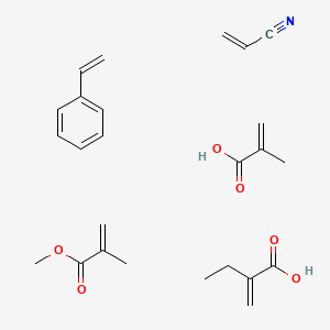 2-Methylidenebutanoic acid;methyl 2-methylprop-2-enoate;2-methylprop-2-enoic acid;prop-2-enenitrile;styrene