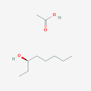 acetic acid;(3R)-octan-3-ol