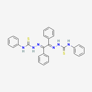 2,2'-(1,2-Diphenyl-1,2-ethanediylidene)bis(N-phenylhydrazinecarbothioamide)