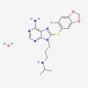molecular formula C18H23IN6O3S B1465952 PU-H71 hydrate CAS No. 1215828-29-7