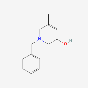 molecular formula C13H19NO B1465954 2-[Benzyl(2-methylprop-2-EN-1-YL)amino]ethan-1-OL CAS No. 892871-67-9