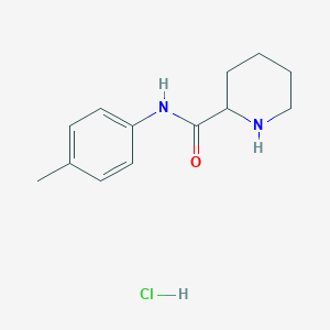 molecular formula C13H19ClN2O B1465959 N-(4-甲基苯基)-2-哌啶甲酰胺盐酸盐 CAS No. 1236263-50-5