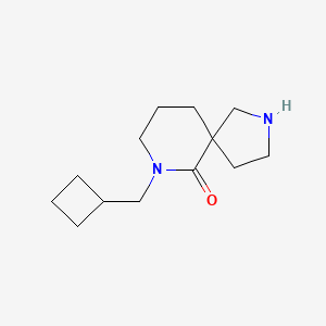 molecular formula C13H22N2O B1465960 7-(Cyclobutylmethyl)-2,7-diazaspiro[4.5]decan-6-one CAS No. 1360243-39-5