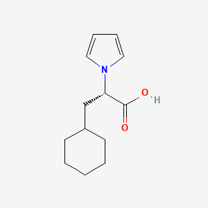 (2s)-3-Cyclohexyl-2-(pyrrol-1-yl)propanoic acid