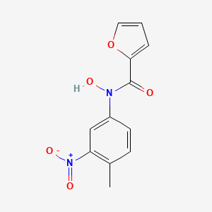 N-Hydroxy-N-(4-methyl-3-nitrophenyl)furan-2-carboxamide