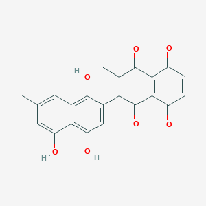 1',4',5-Trihydroxy-3',7-dimethyl[2,2'-binaphthalene]-1,4,5',8'-tetrone