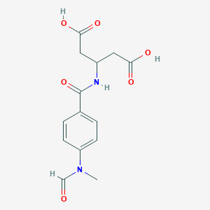 3-[[4-[Formyl(methyl)amino]benzoyl]amino]pentanedioic acid