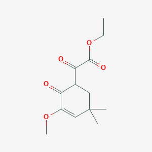 Ethyl (3-methoxy-5,5-dimethyl-2-oxocyclohex-3-en-1-yl)(oxo)acetate